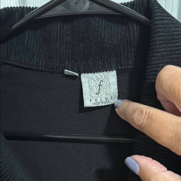 Black Button-Up Shirt with Colorful painted designs sz s - Picture 2 of 5